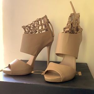 Bebe Beige Heels